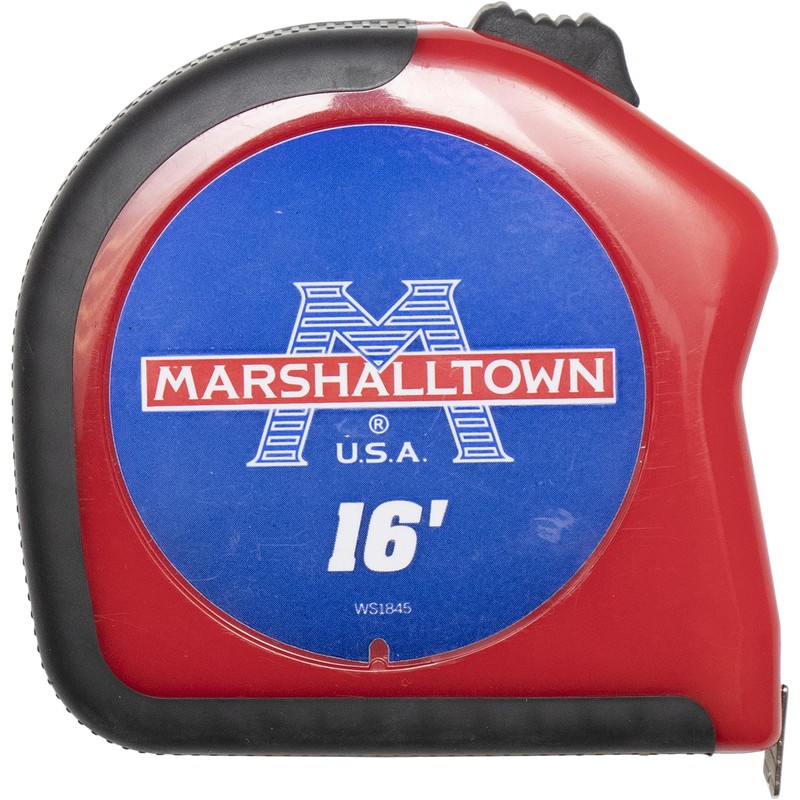 Marshalltown Tape Measure, Brick Spacing Tape Measure, Self Retracting, Soft