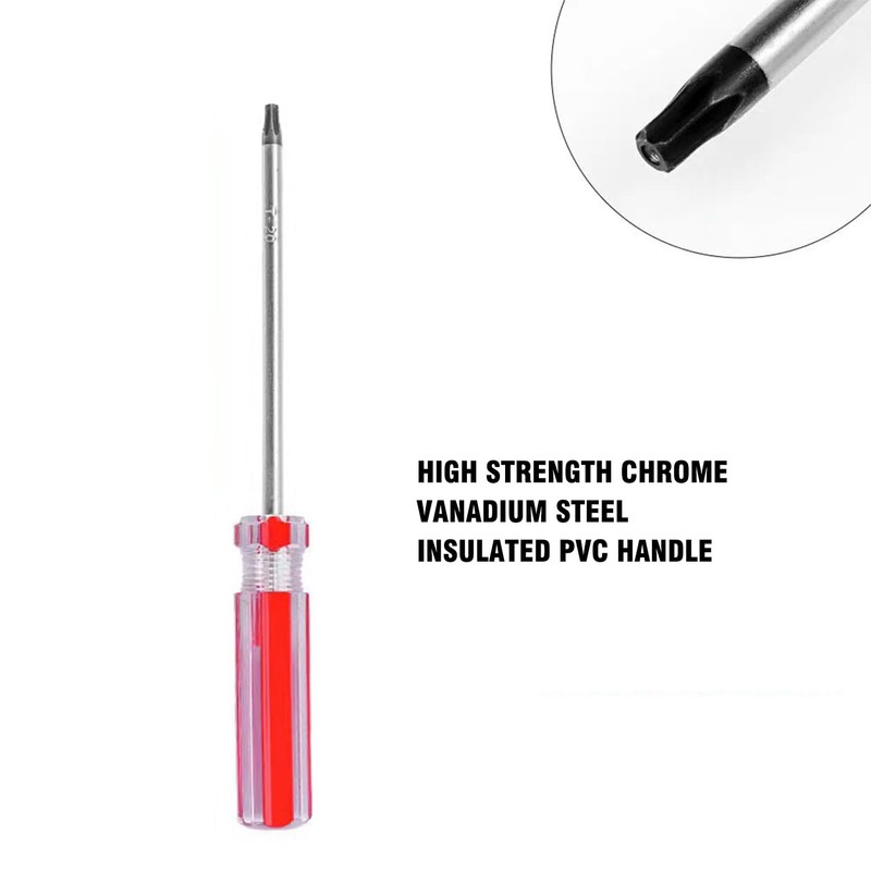 T25 Torx Screwdriver - Magnetic Tip Torx Security Screwdriver for