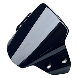 QULIT Motorcycle Windshield Windscreen Visor Deflector, Black, ABS Plastic & CNC Aluminum, In-Channel Installation, Protection Style, Compatible with Yamaha MT09 FZ09 MT FZ 09 2021 2022 2023