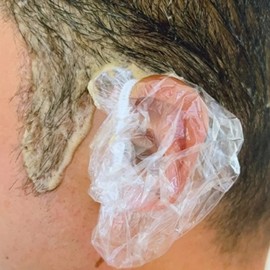 Ear protection vinyl covers for dyeing, 100 packs - WFHTTWB / 염색용 귀보호 비닐커버 100입-WFHTTWB