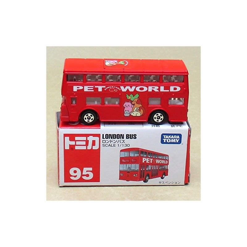 Tomy Tomica Matchbox No. 95 London Bus Diecast Toy Car