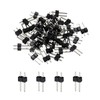 sourcing map Straight Pin Header DIP Single Row 2 Pin