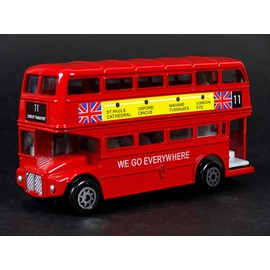 Diecast London Model Bus (LARGE)! With Moving Wheels! Souvenir / Speicher / Memoria! Diecast Metal Buses! Royally stylish gifts! Modèle de Voiture / Modellautos / Modello di Auto / Modelo de Coche!