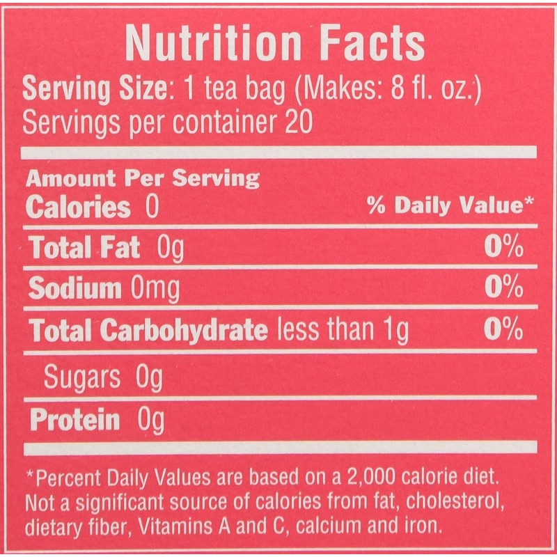 Triple Leaf Tea Black Tea Bags, Rose, 20 Count