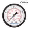 MEASUREMAN Economic Dry Pressure Gauge Air Compressor Pressure Gauge, 2"