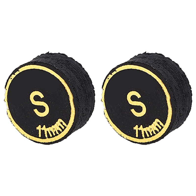 6PCS Billiard Cue Tips PU Multiple Layer Pool Cue Tips