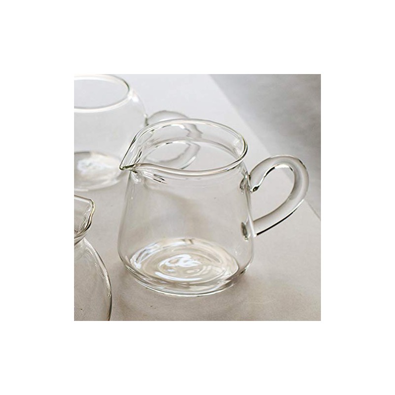 Yilong Classical Glass Series Trapezoidal Single Mouth Pitcher (13.5 fl
