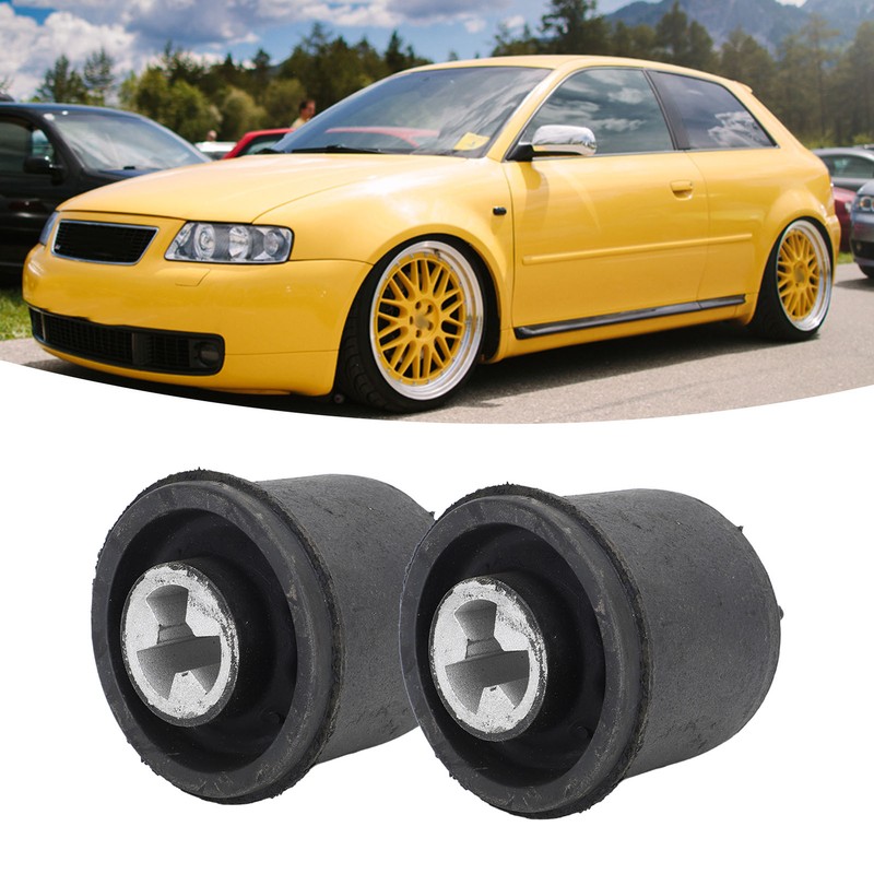 2Pcs Rear Axle Mount Bushing 1J0501541 Rugged Wear Resistant Reliable