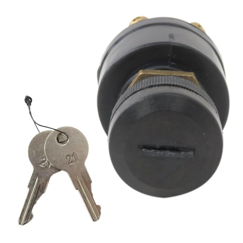 Boat Ignition Key Switch Push for Choke Mercury Outboard Off-On-Start
