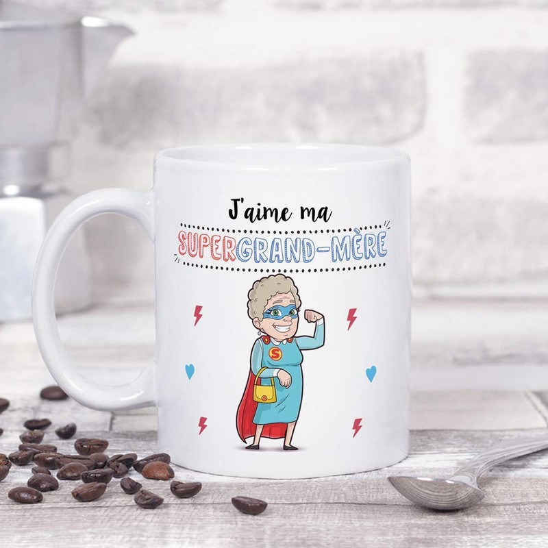 MUGFFINS Mugs for Grandma french