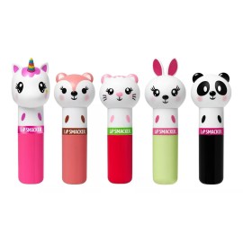 Lip Smacker Pack De 5 Balsamos Labiales Animalitos Kawaii - Lip Smacker