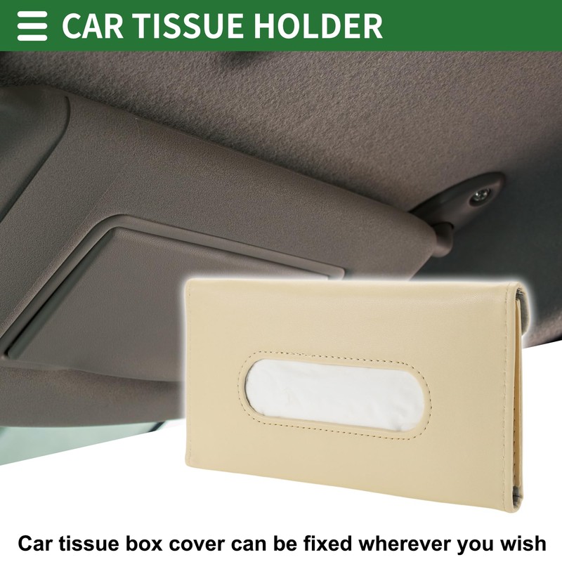 Motoforti Universal Car Standard Tissue Holder Tissues Box Cover Car