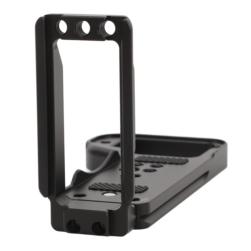 Aluminum Alloy Camera Grip L Bracket with 1/4in 3/8in for