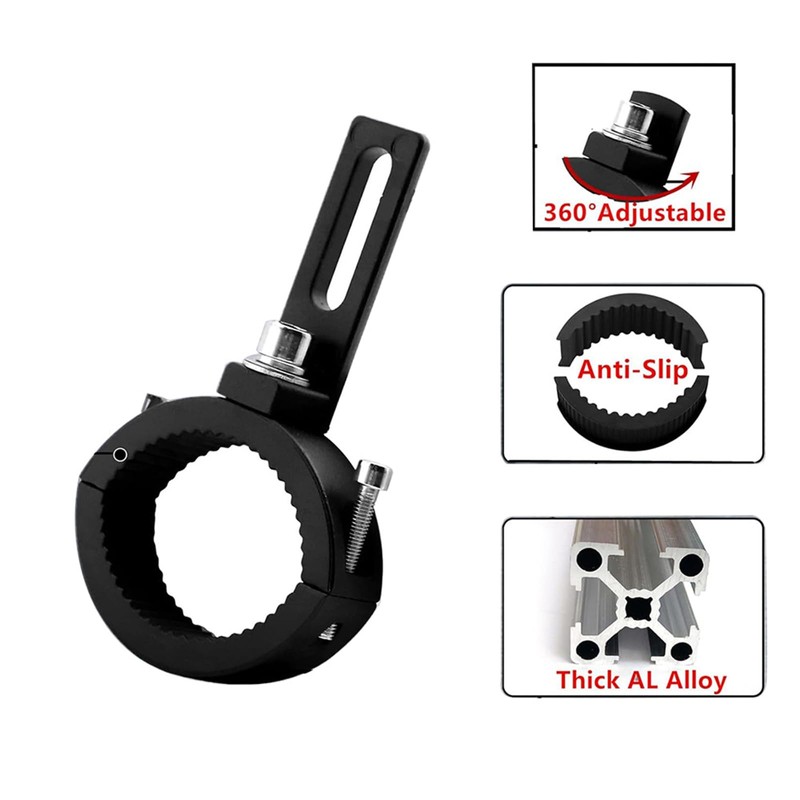 Pack of 2 Motorcycle Headlight Mounts, 20 mm - 38