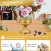 AZXTOSPEZ Gold Compote Vases for Centerpieces: Wedding Flower Vase for