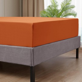 AMEHA Single Extra Deep Fitted Sheets 40CM Super Soft Brushed Microfiber Easy Care Single Fitted Sheets