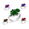 Caiyao Love Heart Dinosaur Sun Smile Face Color Change Ring