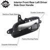 BINWUHU Front Rear Left Driver Side Interior Door Handle Compatible
