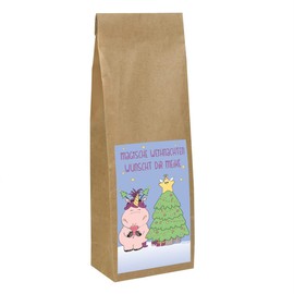 Knuddelhorn® Fruit Tea Unicorn - Magical Christmas - with Your Desired Text
