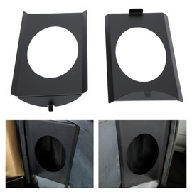 KUAFU Behind Seat Speaker Brackets Squarebody Replacement Compatible with 1973 - 1987 GMC C10 Single Cab or Crew Cab Pickup 6 X 9 Speakers
