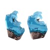 Desktop Sea Wave Decoration Delicate Resin Lamp Night Light for