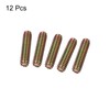 QUARKZMAN Pack of 12 Fully Threaded Spindles 1/4 x 1