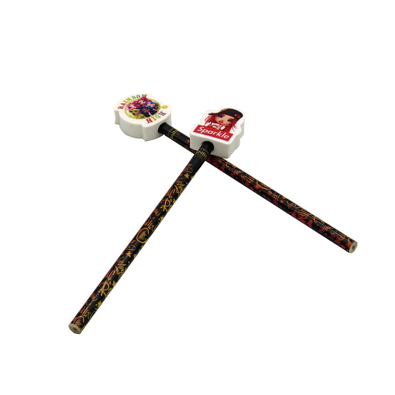 Rainbow High - Rubber Pencil Kids School Supplies (CyP Brands)