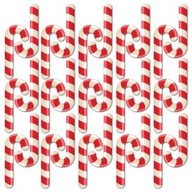 VictoryStore Christmas Yard Decorations: Outdoor Hanging Candy Cane Decorations Set of 30 (Not Lighted), 12443
