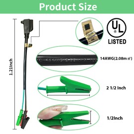 HVAC Tools Kit Accessory for Circuit Breaker Finder Vacuum Pump, Ac Guages Clearance and Equipment, Heavy Adaptor Cord Compatible with Yellow Jacket 69522, 69411,RT310,RT250,RT310,ET300,ET310, 1Pack