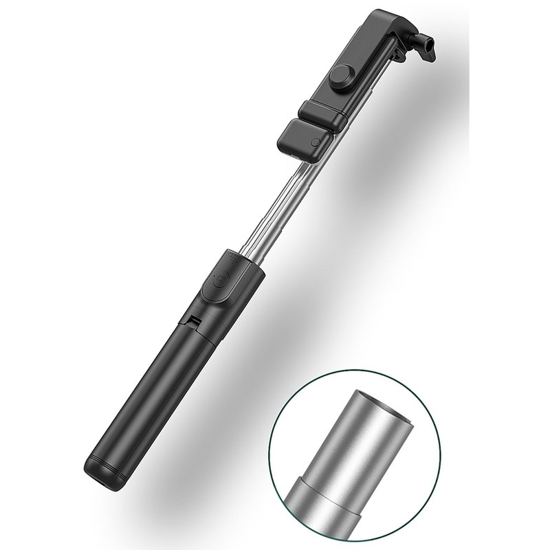 Selfie Stick Tripod Stainless Steel Multifunctional Detachable Compact Lightweight Selfie