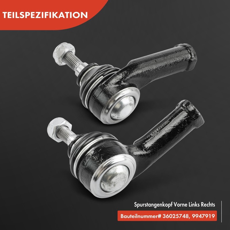 Frankberg 2 x Tie Rod Front Left Right Outer Compatible