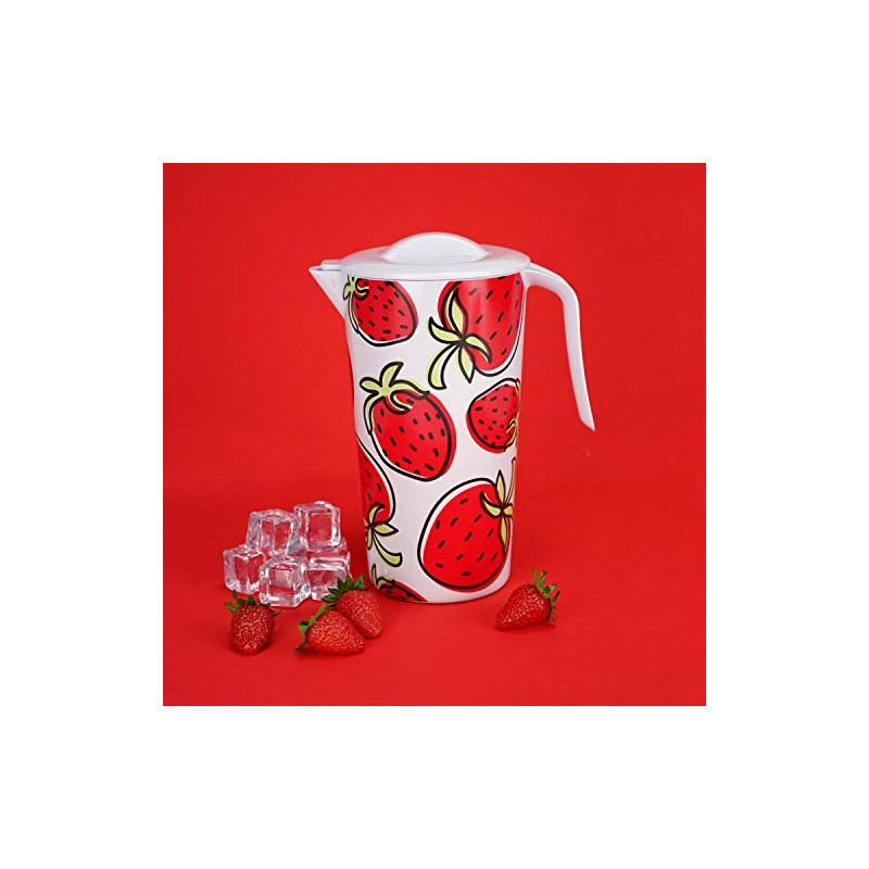 Jug with Lid Strawberries 1.5 L