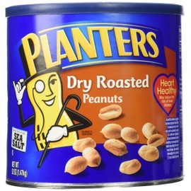 Planters Dry Roasted Peanuts Made With Sea Salt 52 Ounce Container