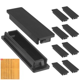 Square Breaker Panel Cover for Schneider Electric Square D QO Filler Plates Breaker Filler Plate (Comes with Breaker Box Label) 10 Pack