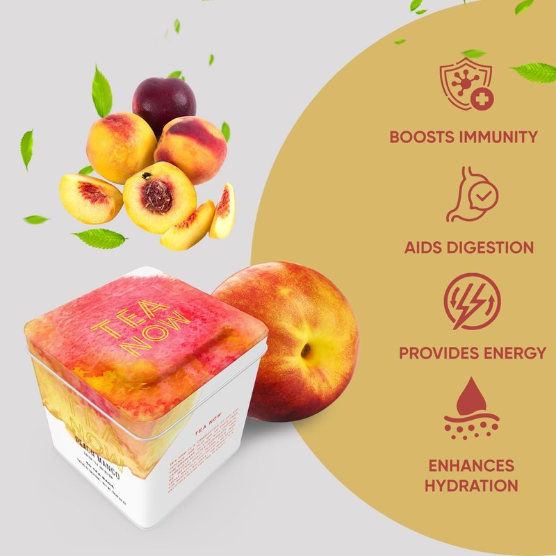 Life Plus Style Gourmet TEA NOW Mango Peach Green Tea