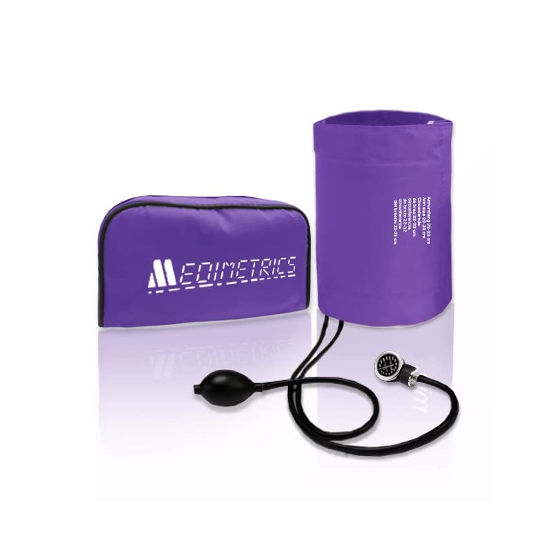 Kit Baumanómetro Aneroide + Estetoscopio Dúplex De Lujo (Morado)