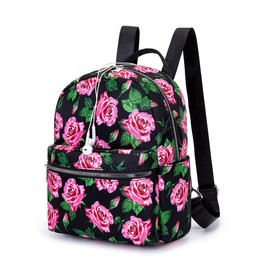 YiXiamo cute fashion mini Backpack pack bag for girls women and Adult (flower)