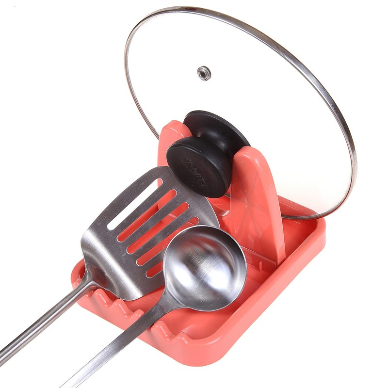 Kitchen Utensil Rest, Spoon Rest, Kitchen Utensil Set, Foldable, Heat-Resistant,