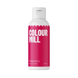 Colour Mill Food Colouring Raspberry 100ml - Next Generation Oil Based Food Colouring for Baking, Decorating, Icing and Cooking Food Dye DIY Slime and Crafts 100ml