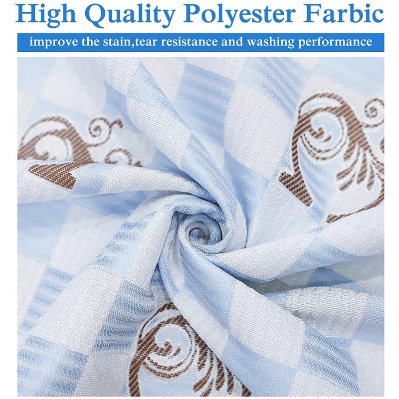 Mantel Cuadrado Elegante Antiarrugas Comedor Fiestas 132 Cm