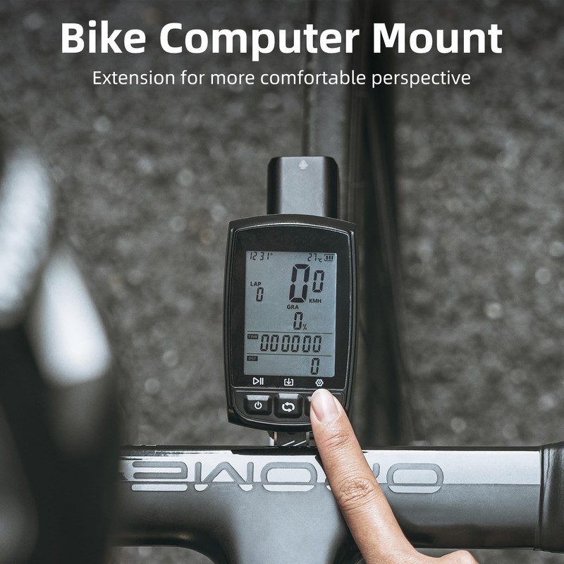 ROCKBROS Bike Computer Mount Out-Front Bike Mount Aluminum Integrated Bike