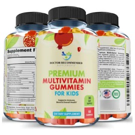 Gomitas Multivitamínicas Premium Para Niños 60 Gomitas