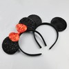JIAHANG Mouse Ears Headbands, Bride and Groom Headband 2PCS for