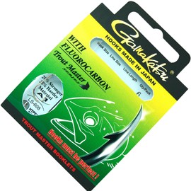 Gamakatsu LS-608 Trout Master Series 200 cm - 6 Trout Hooks, Hook Size/Line Diameter: Size 8 / 0.16 mm