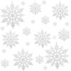 Naler 50 Copos de Nieve para Árbol de Navidad Blancos