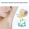 1 Roll Armpit Prevent Sweat Pads Transparent Underarm Dry Antiperspirant