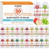 VISRIE Bálsamo Labial Con Protección Solar Spf 30, Paquete De