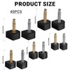 20 Pairs Replacement Heels, Heel Tips, Heel Repair Kit for