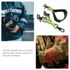 Parliky 2pcs Firefighter Glove Straps Reflective Duty Glove Clips for