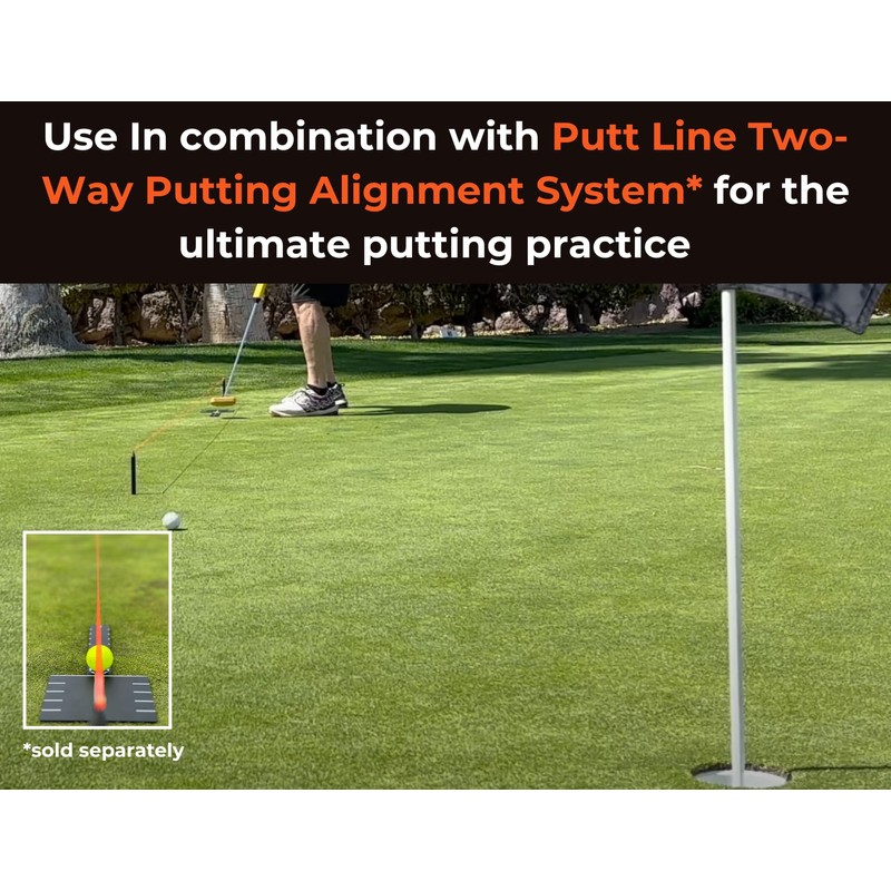 Putt Line One Putt Ruler - Golf Putting Alignment Training